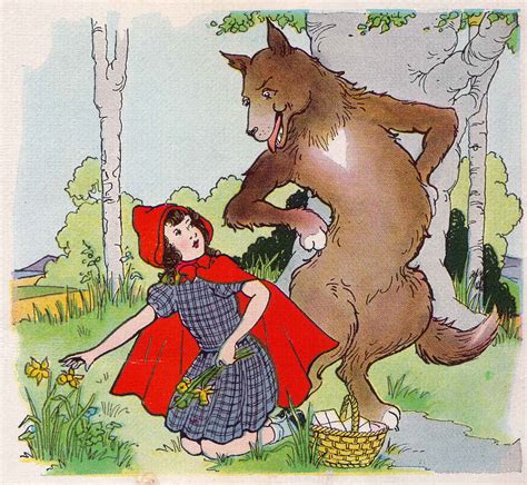 Clearly Vintage: Some More Little Red Riding Hood Illustrations