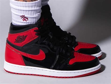 ON-FEET LOOK AT THE AIR JORDAN 1 HIGH OG PATENT BRED | DailySole