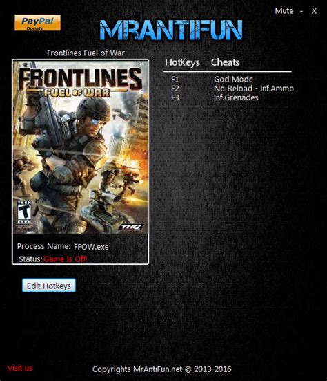 Frontlines: Fuel of War Trainer +4 Latest Steam MrAntiFun - download ...