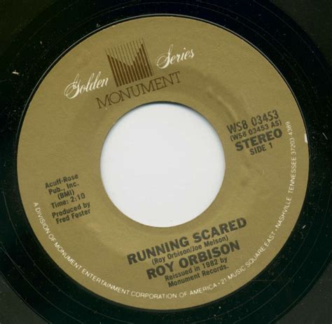 Roy Orbison 7inch: Running Scared - Love Hurts (7inch, 45rpm, BC) - Bear Family Records