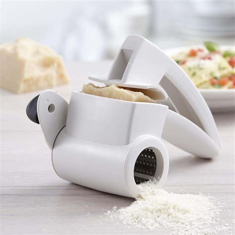 Trudeau Maison Rotary Cheese Grater (White) | Kitchen Stuff Plus