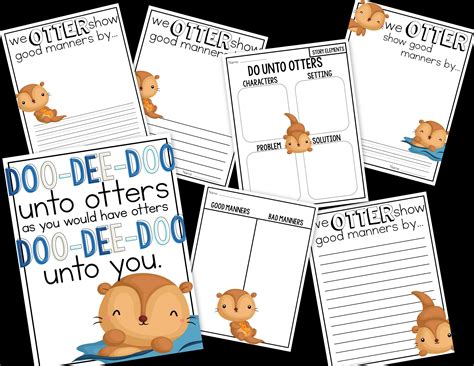 Do Unto Otters [Back to School] Book Companion | Book companion, Do unto otters, Books