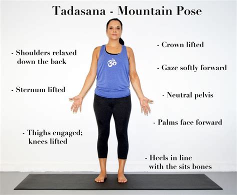 Tadasana-Mountain Pose | Mountain pose, Poses, Postures