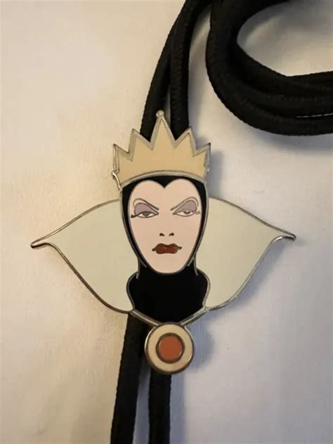 RARE DISNEY CAST Member Exclusive Bolo ID Lanyard Snow Whit Villain Evil Queen $40.00 - PicClick