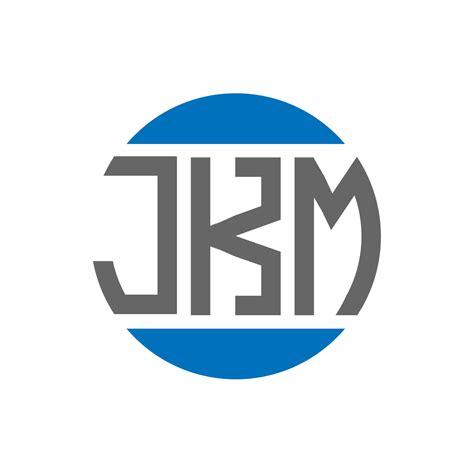 JKM letter logo design on white background. JKM creative initials ...