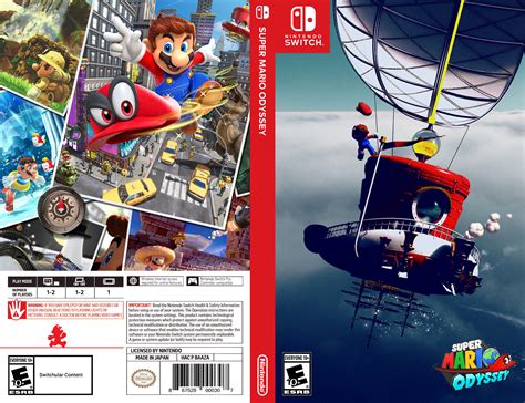 [Cover] Super Mario Odyssey custom cover : r/NintendoSwitchBoxArt