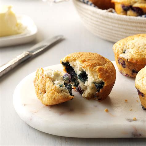 Buttermilk Blueberry Muffins Recipe | Taste of Home