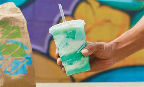 Taco Bell Releases Mtn Dew Baja Blast Colada Freeze for Summer 2021