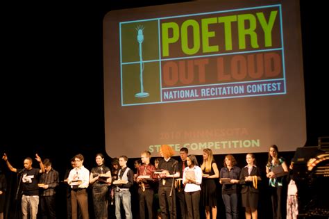 Poetry Out Loud Minnesota state finals, 2010 – Rockman et al