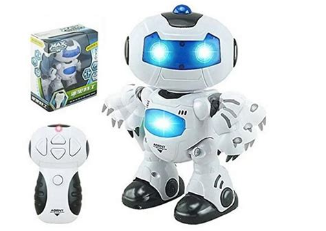 Remote Control Robot Toy for Kid Music Light Toys Super Fun RC Robot-in ...