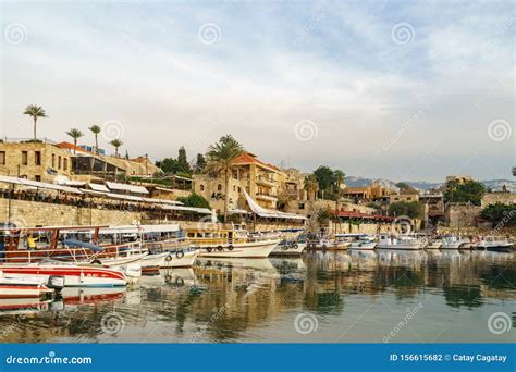 Byblos Harbour in Byblos Lebanon Editorial Photography - Image of ...