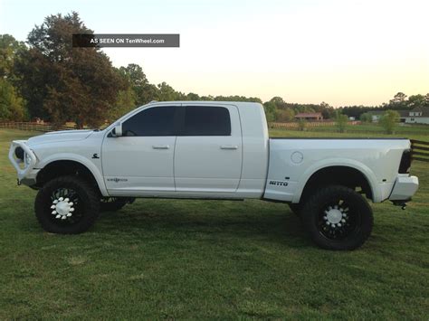 2010 Dodge Ram 3500 Mega Cab Diesel 4x4 Custom 24 " Wheels 6 " Long Arm ...