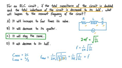 Question Video: Calculating Changes in Resonant Frequency | Nagwa