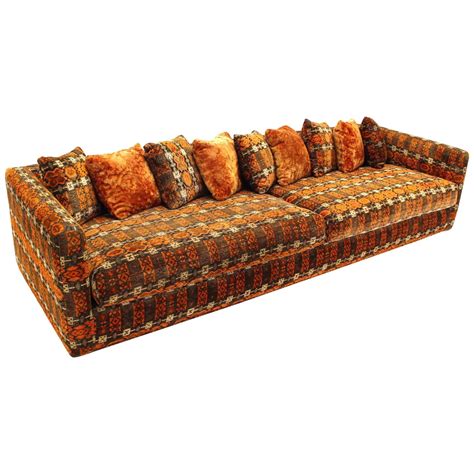 Extra Long Mid-Century Modern Sofa For Sale at 1stdibs