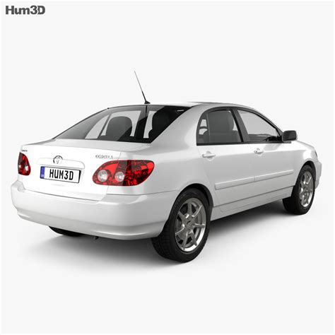 Toyota Corolla (E120) 2012 3D model - Vehicles on Hum3D