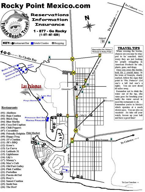 Rocky Point New Mexico Tourist Map - Rocky Point New Mexico • mappery