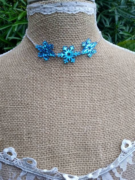 Snowflake Necklacesnowflake Jewelrysnowflakestatement - Etsy