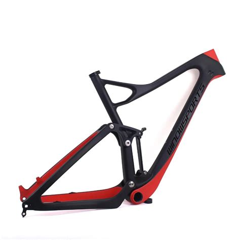 New 29er Full Suspension mtb Frame UD Carbon MTB Full Suspension 142x12mm Cross Country Mountain ...