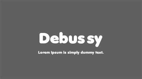 Debussy Font : Download Free for Desktop & Webfont