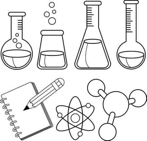 Science Printable Coloring Page - Free Printable Coloring Pages for Kids