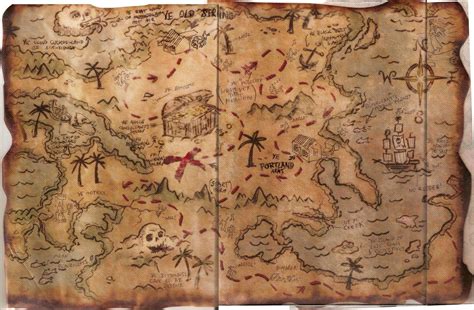 Treasure Map Wallpapers - Top Free Treasure Map Backgrounds - WallpaperAccess