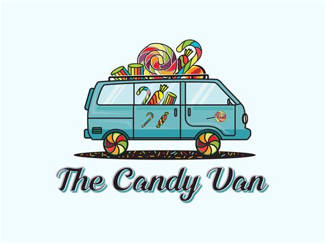 The Candy Van Logo Branding by rawlearn on Dribbble