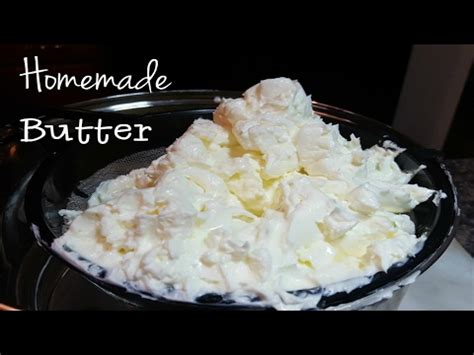 How to make quick and easy butter at home|Homemade butter recipe