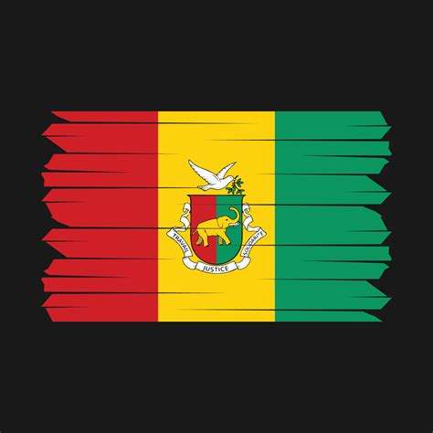 Guinea Flag Brush 21584807 Vector Art at Vecteezy