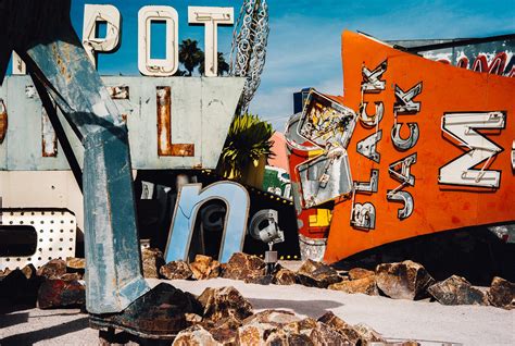 Neon Boneyard — Las Vegas | Sign details and textures from L… | Flickr