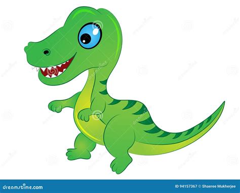 Cartoon T- Rex Dinosaur stock vector. Illustration of graphicdesign ...