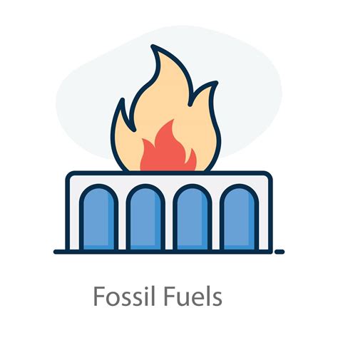 Burning Fossil Fuels 2781731 Vector Art at Vecteezy