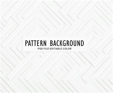 Premium PSD | White geometric pattern background