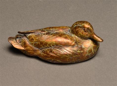 Portfolio "Mallard Mini" Bronze Mallard Duck Sculpture Stefan Savides ...