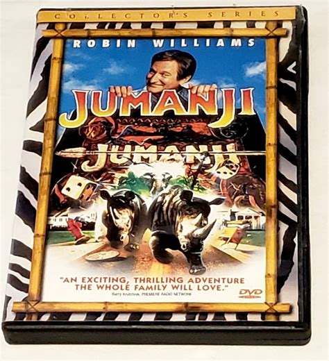 Jumanji DVD 2000 PG Collectors Edition Robin Williams (104 Mins) Tri Star | Robin williams, Tri ...