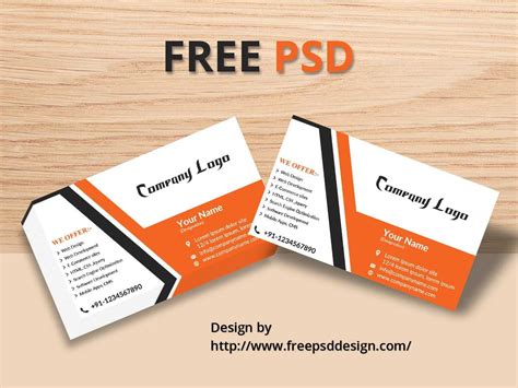 Free Psd Design Download | All Photoshop File | Html Css In Name Card ...