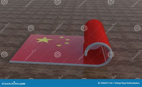 China Flag - Rolling Animation Stock Footage - Video of geopolitics ...