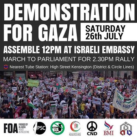 Gaza: Another national demonstration this Saturday | Left Unity