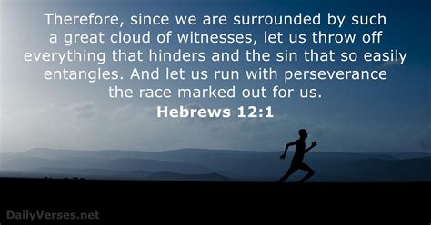 Hebrews 12:1 - Bible verse - DailyVerses.net