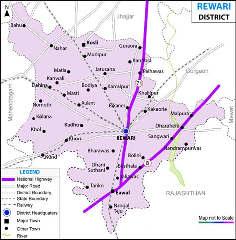 Rail-Map-india: Rewari railways map