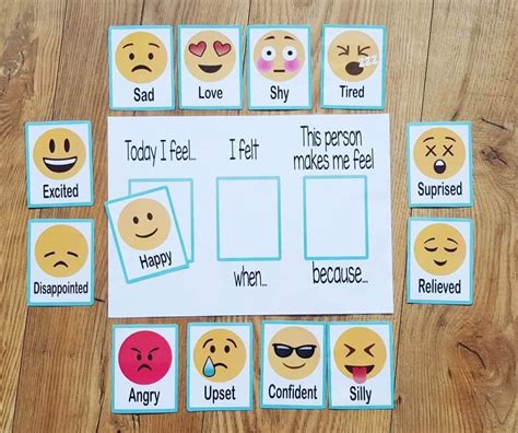 Feelings and Emotions Flash Cards Digital Download PDF File Interactive ...