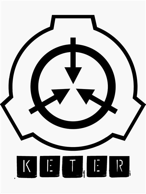 "SCP: Keter" Sticker by kithanos | Redbubble