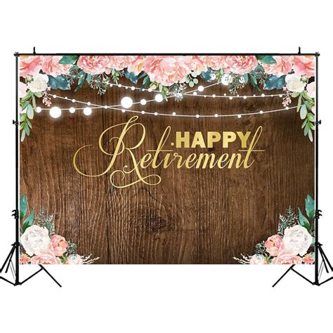 Happy Retirement Party Backdrop Retire Photography Background Etsy ...