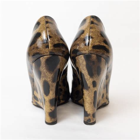 Dolce & Gabbana Animal Print Wedges