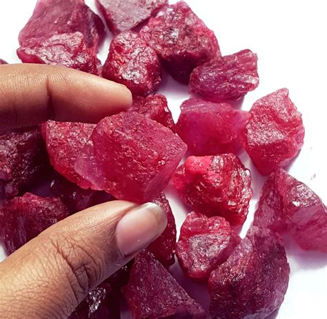 Natural Red Beryl Rough Loose Gemstone Certified Between 90 to - Etsy