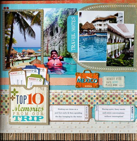 Scrapbook Ideas Travel at Claudio Bartow blog