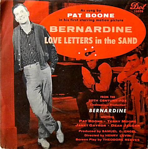 Pat Boone – Love Letters In The Sand (1957, Vinyl) - Discogs