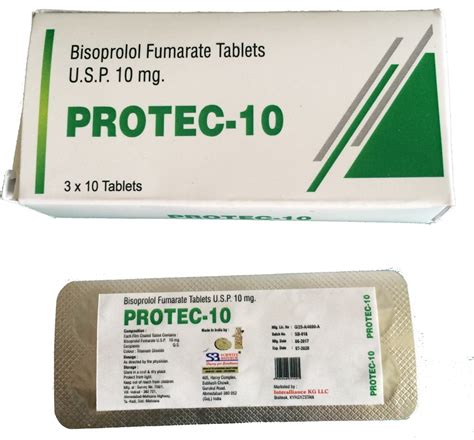 Bisoprolol Fumarate Tablets, 10mg at Rs 100/stripe in Ahmedabad | ID: 16609572733