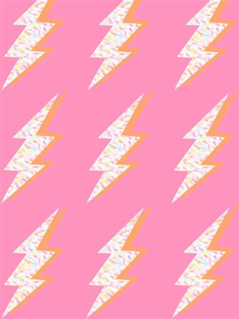 Free download Lightning bolt background wallpaper Preppy wallpaper Pink [900x1200] for your ...