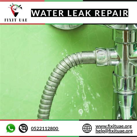 Water Leak Repair - 0522112800 - FIX IT UAE - 24/7 Emergency Service