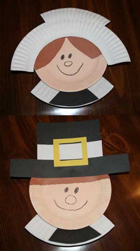 Paper Plate Pilgrims | 17 Supersimple Thanksgiving Crafts For Creative Kiddos | POPSUGAR Moms